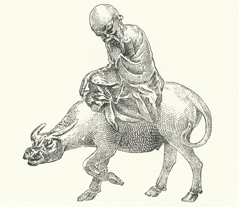 Laozi, ancien philosophe chinois - German School