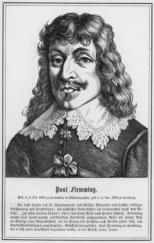 Paul Flemming (gravure) - German School