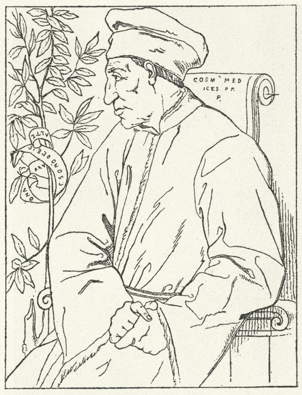 Portrait de Cosme de Médicis - German School