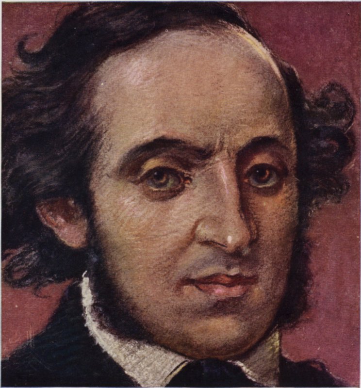 Portrait de Felix Mendelssohn - German School