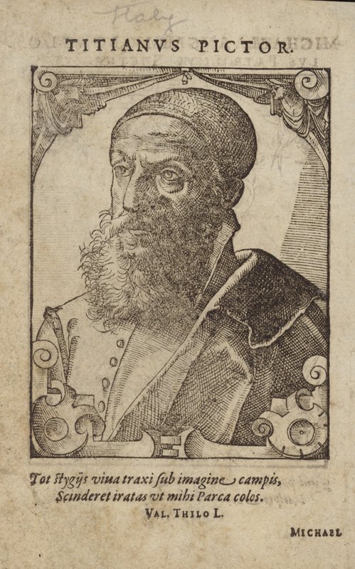 Portrait de Titien - German School