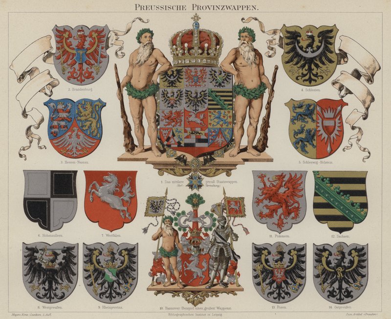 Armoiries provinciales prussiennes - German School