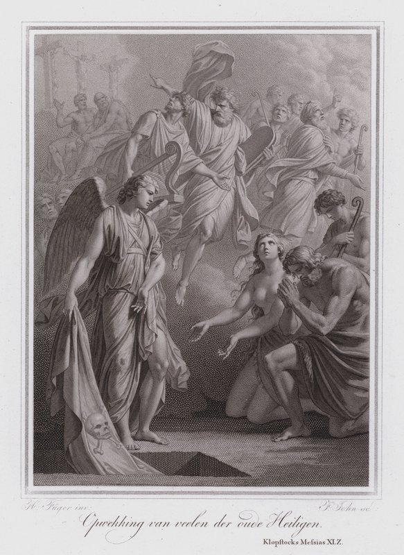 Résurrection des anciens saints - German School