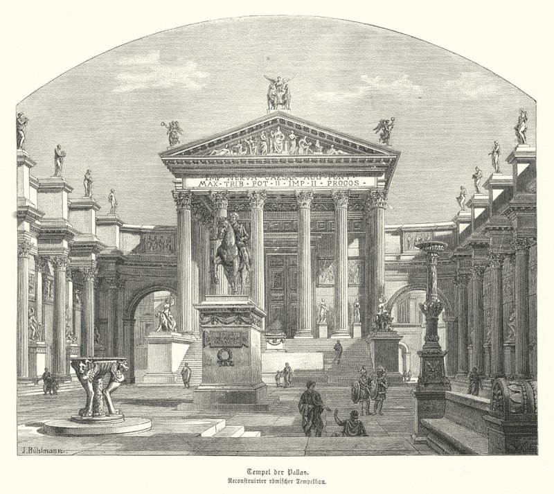 Temple romain de Pallas - German School