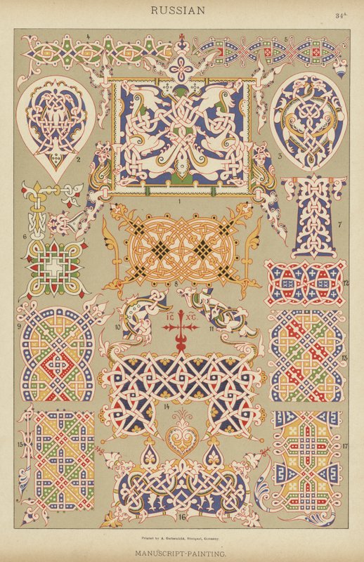 Manuscrit russe - German School