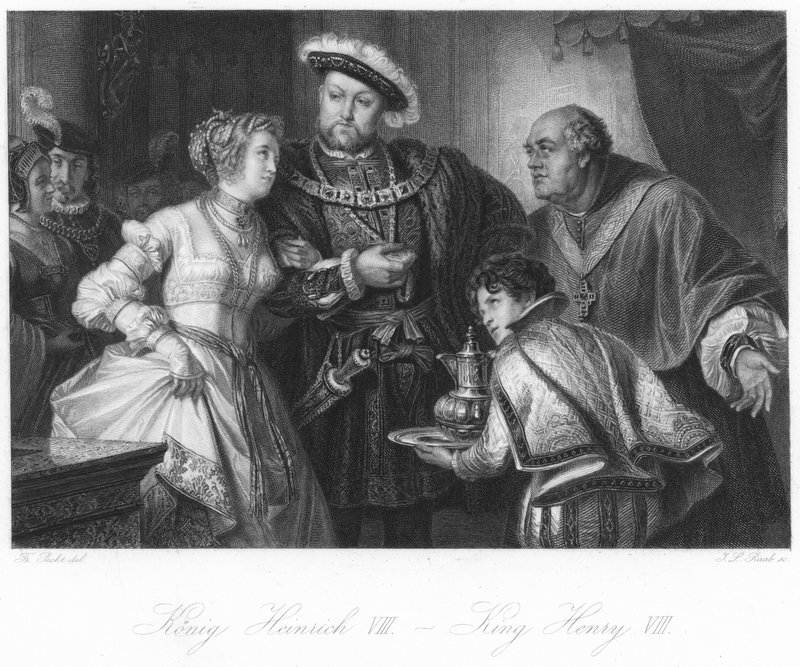 Scène de Henry VIII - German School