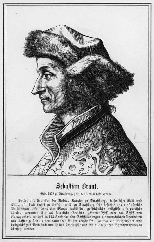 Sebastian Brant (gravure) - German School