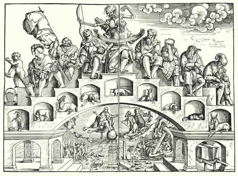 Les Âges de la vie (gravure) - German School
