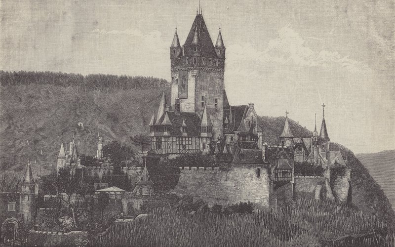 Le château impérial, Cochem, Allemagne - German School