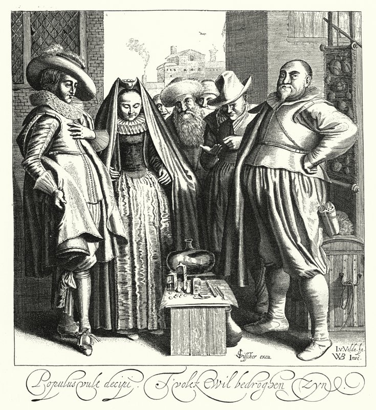 Le Charlatan (gravure) - German School
