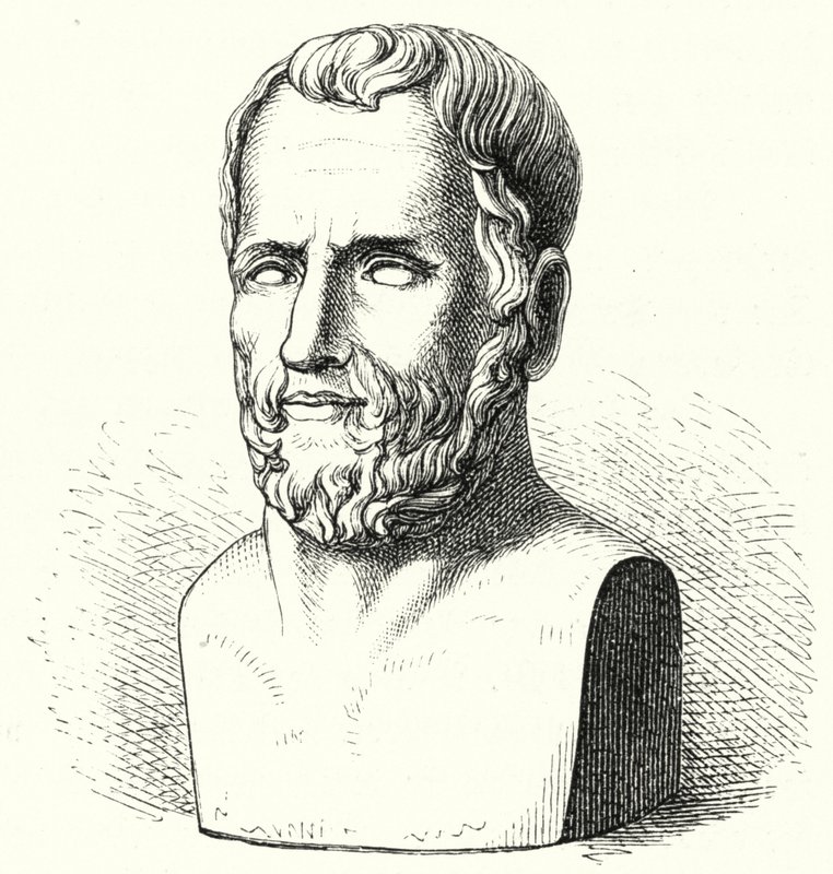 Théophraste, philosophe grec ancien - German School