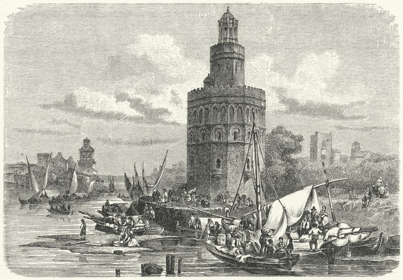 Torre del Oro, Séville, Espagne - German School