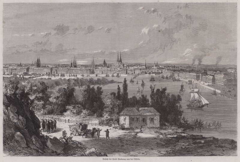 Vue de Bordeaux, France - German School