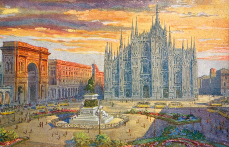 Milan : Piazza del Duomo - Giovanni Guerzoni