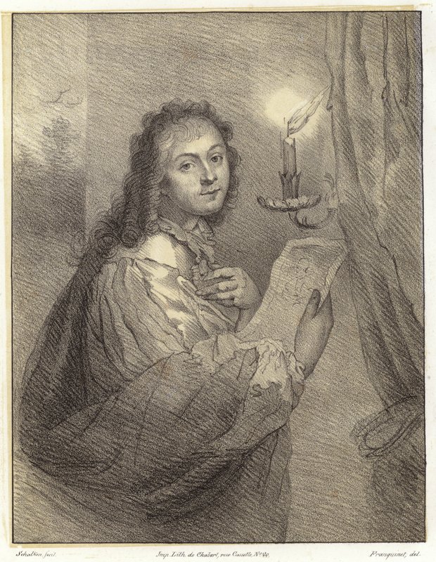 Femme avec une bougie - Godfried after Schalken or Schalcken