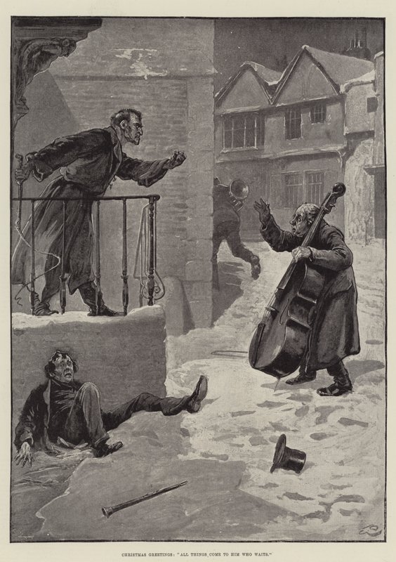 Vœux de Noël, Tout vient à point à qui sait attendre - Gordon Frederick Browne