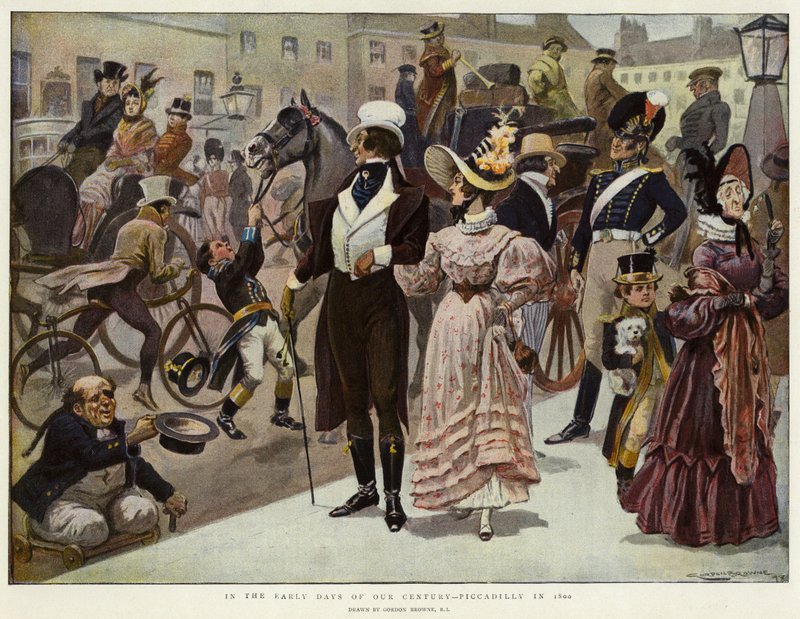 Au début de notre siècle, Piccadilly en 1800 - Gordon Frederick Browne