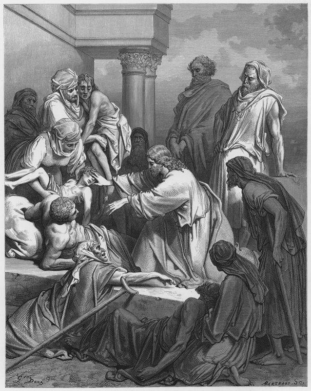 Jésus guérissant les malades - Gustave Dore