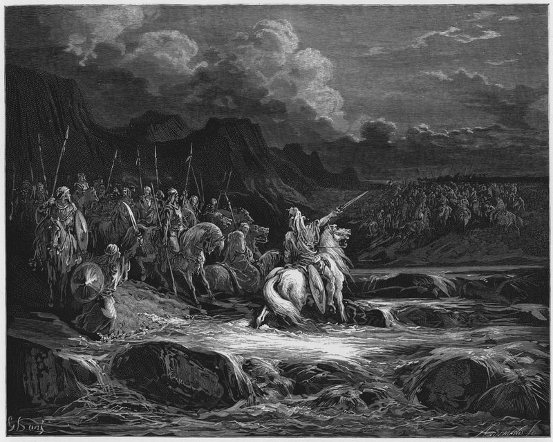 Judas Maccabée poursuivant Timothée - Gustave Dore