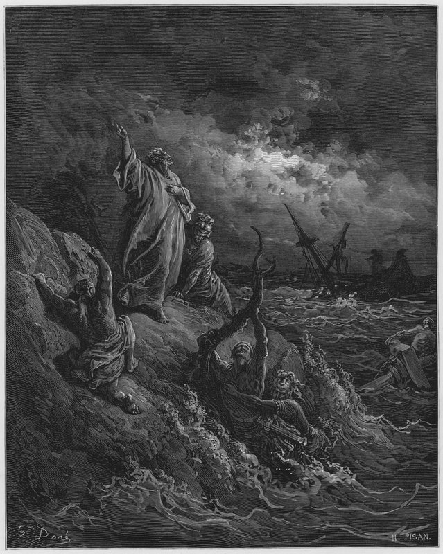 Saint Paul naufragé - Gustave Dore