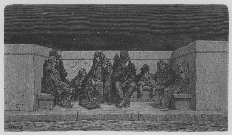 À la belle étoile - Gustave after Dore