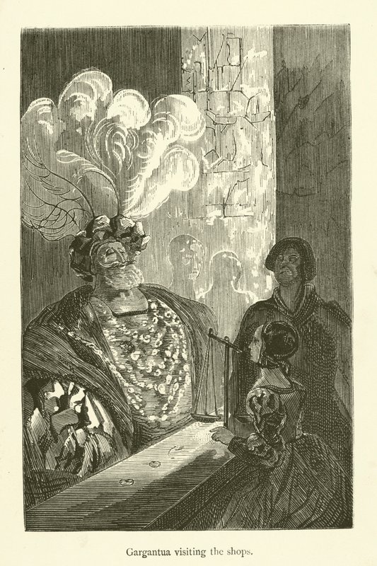 Illustration pour les œuvres de Rabelais - Gustave after Dore