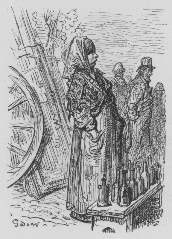 Marchande de boissons - Gustave after Dore