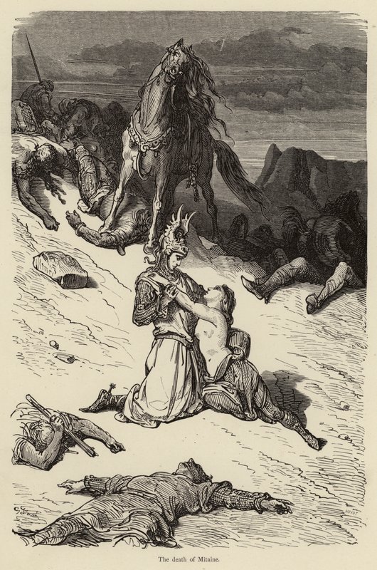 La mort de Mitaine - Gustave after Dore