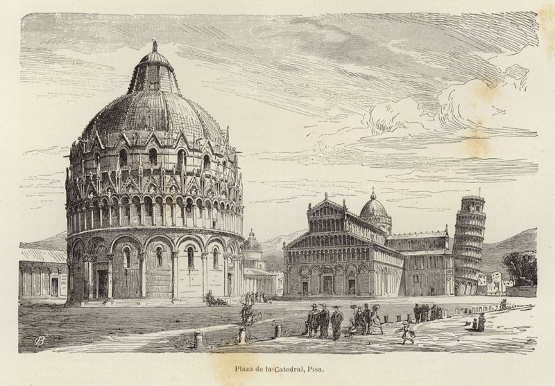 Place de la Cathédrale, Pise - Gustave Bauernfeind