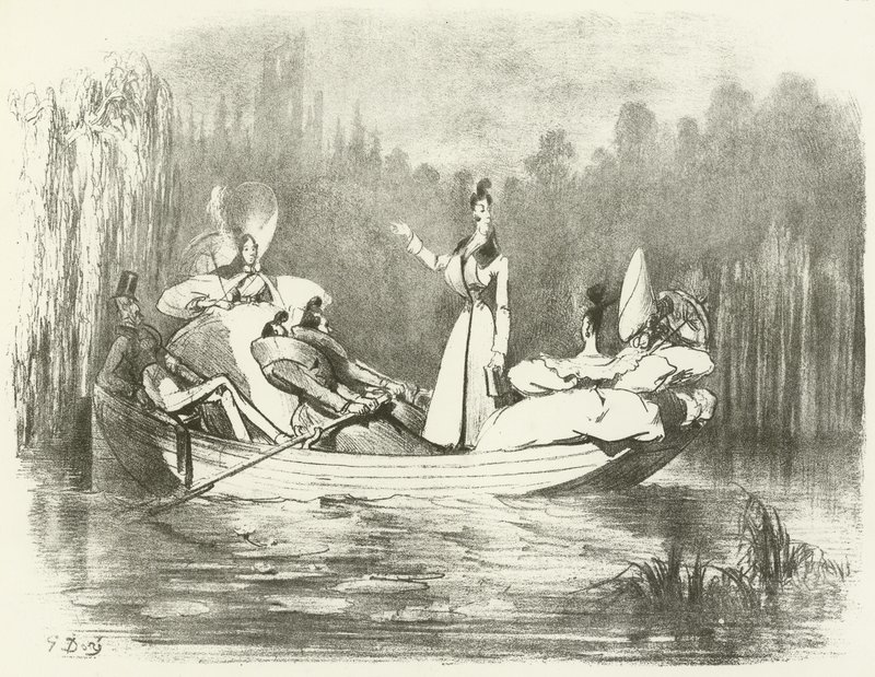 Dandyisme rural (gravure) - Gustave Dore