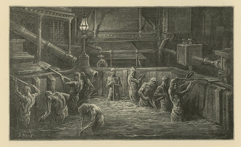 Mélange du malt (gravure) - Gustave Dore