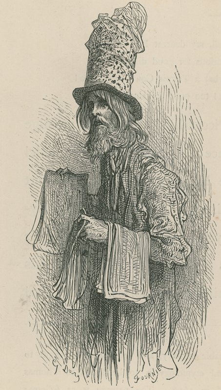 Le Vendeur de Journaux - Gustave Dore