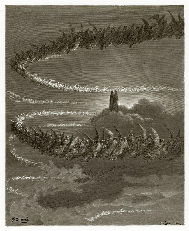Les esprits dans Jupiter - Gustave Dore