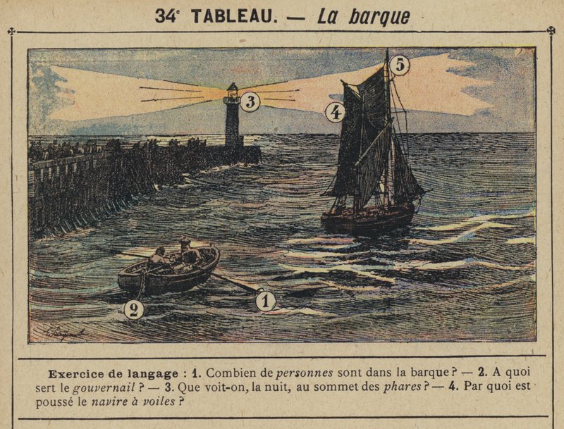 La barque - Gustave Fraipont