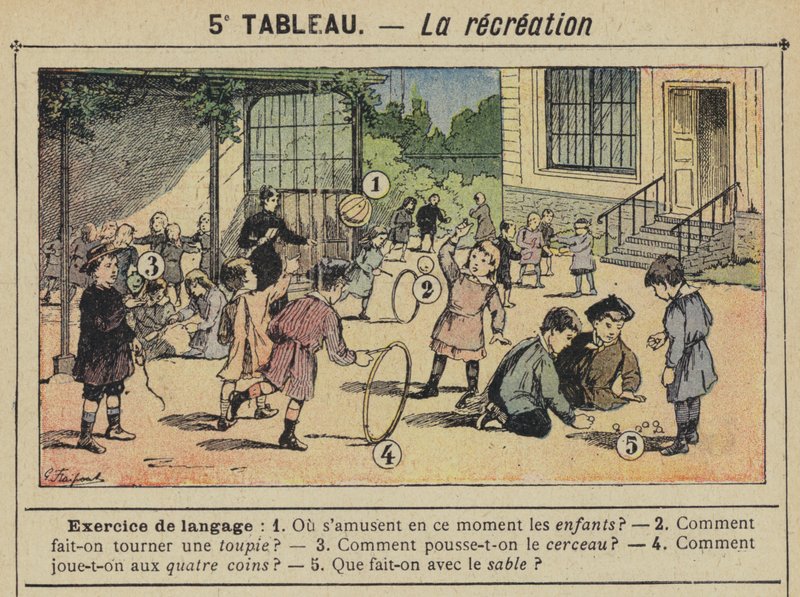 La récréation - Gustave Fraipont