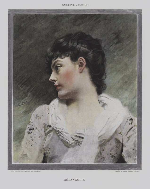 Mélancolie - Gustave Jacquet