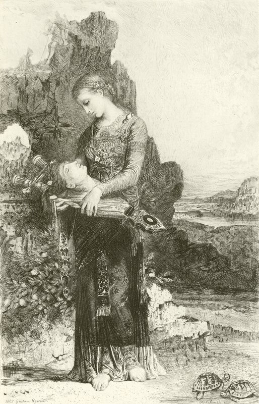 Orphée (gravure) - Gustave Moreau