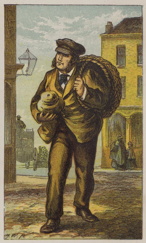 Boulanger (lithographie en couleur) - H.W. (after) Petherick