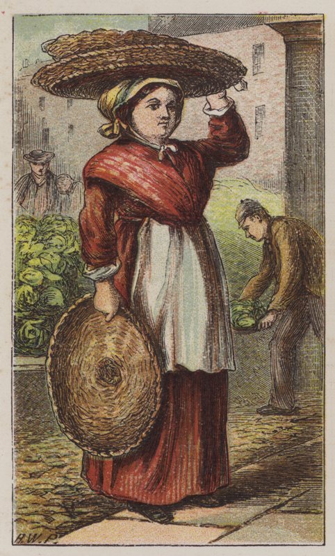 Femme à la corbeille - H.W. (after) Petherick