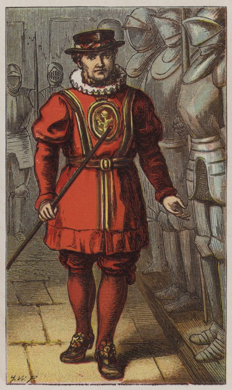 Garde de la Tour de Londres - H.W. (after) Petherick