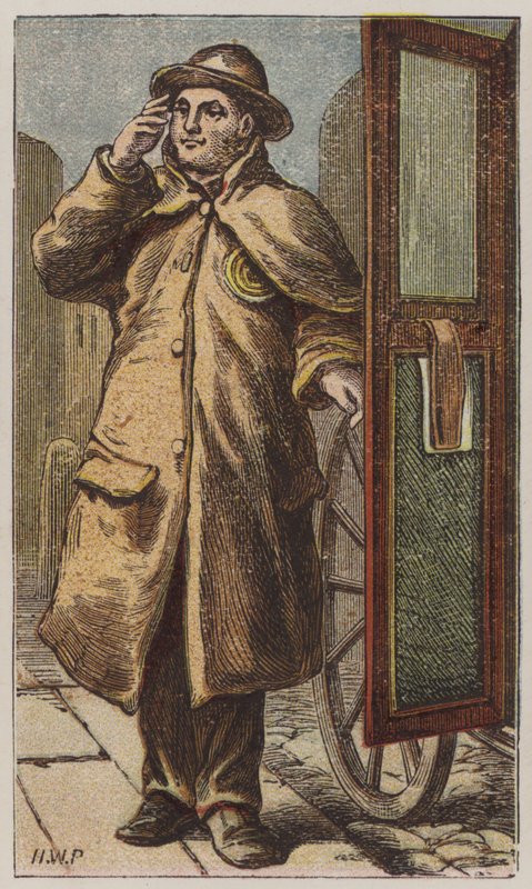 Cochér (lithographie en couleur) - H.W. (after) Petherick