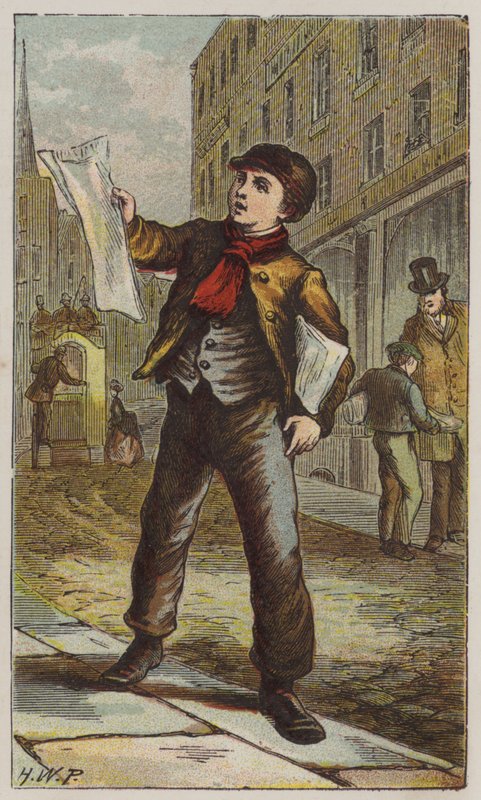 Garçon de journaux - H.W. (after) Petherick