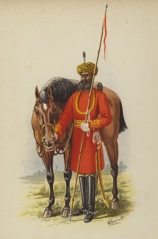 La garde du corps du gouverneur général, Calcutta - H. Bunnett