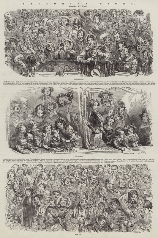 Nuit de pantomime - Hablot Knight Browne