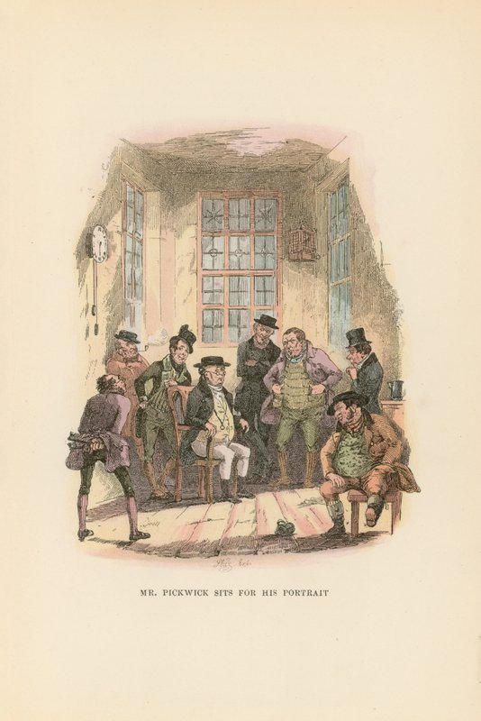 Illustration pour Les Papiers posthumes du Pickwick Club - Hablot Knight Browne