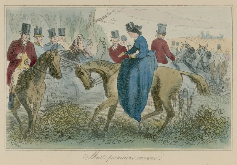Femme des plus pernicieuses! - Hablot Knight Browne