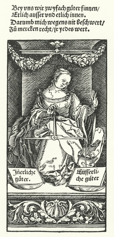 Le Bien Interne et Externe - Hans (after) Burgkmair