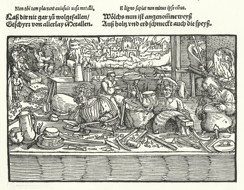 Le chaudronnier - Hans (after) Burgkmair