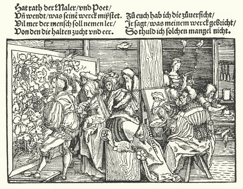 Les peintres - Hans (after) Burgkmair