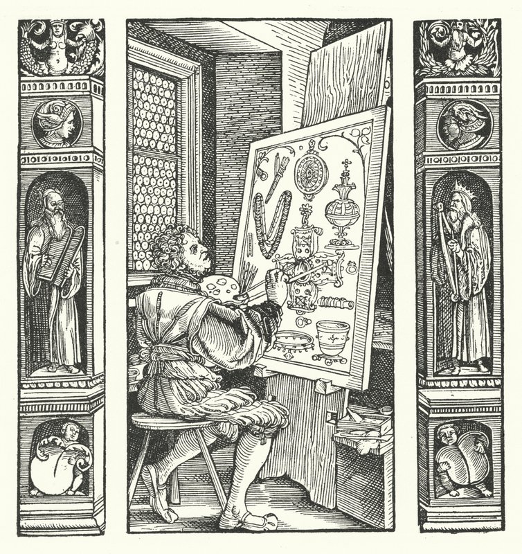 Le peintre de bijoux - Hans (after) Burgkmair